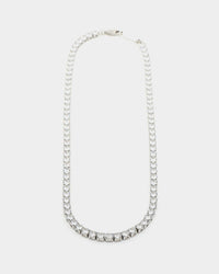 NXS 5mm Tennis Chain White Gold