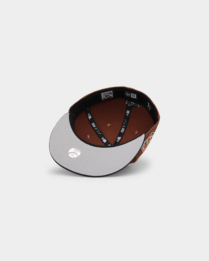 New Era Houston Astros 'Harvest' 59FIFTY Fitted Dark Brown