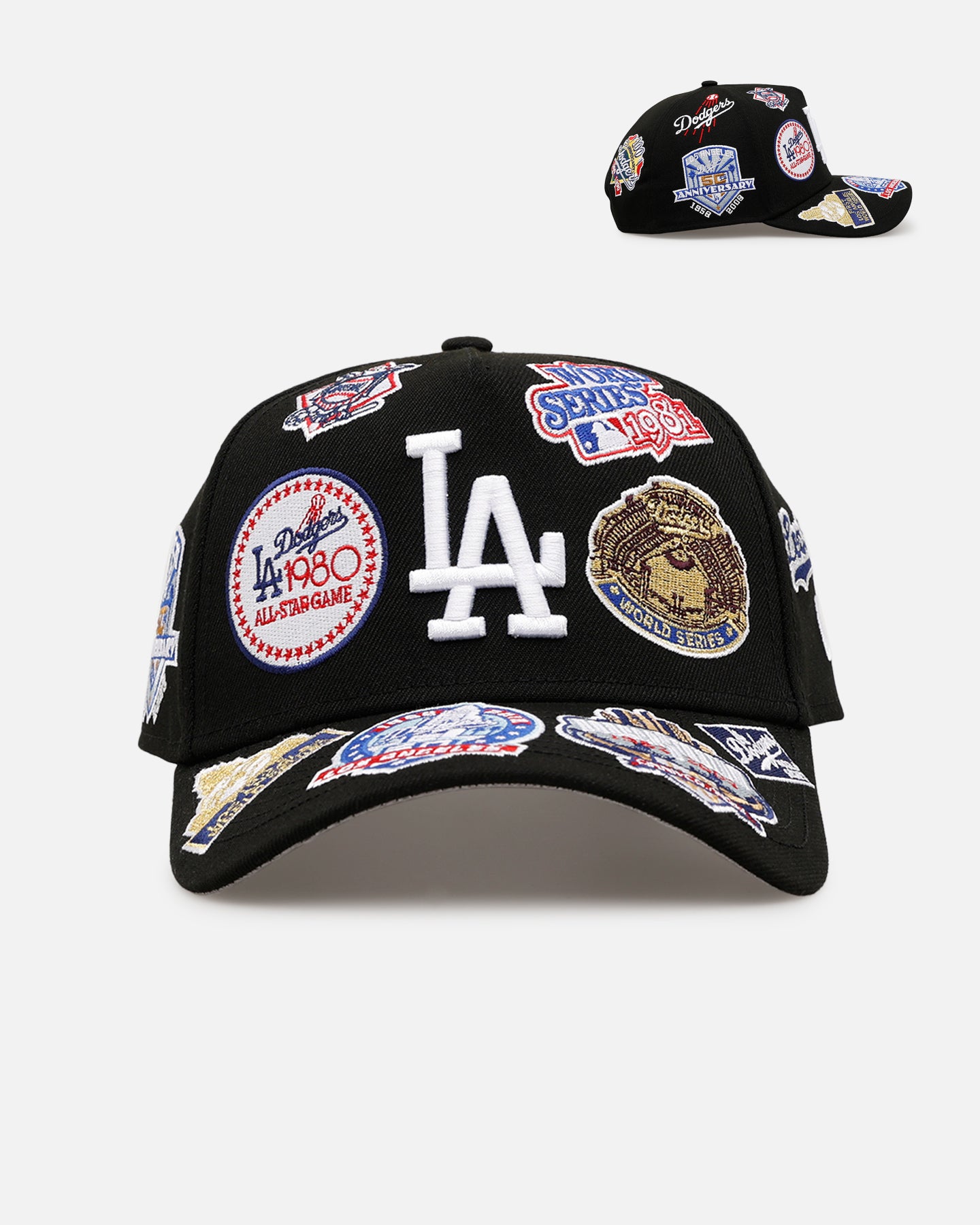New Era Los Angeles Dodgers 'All Over Embroidery' 9FORTY A-Frame
