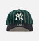 New Era New York Yankees 'Pinstripe' 9FORTY A-Frame Snapback Dark Green