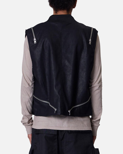 MNML Zip Lock Vest Black