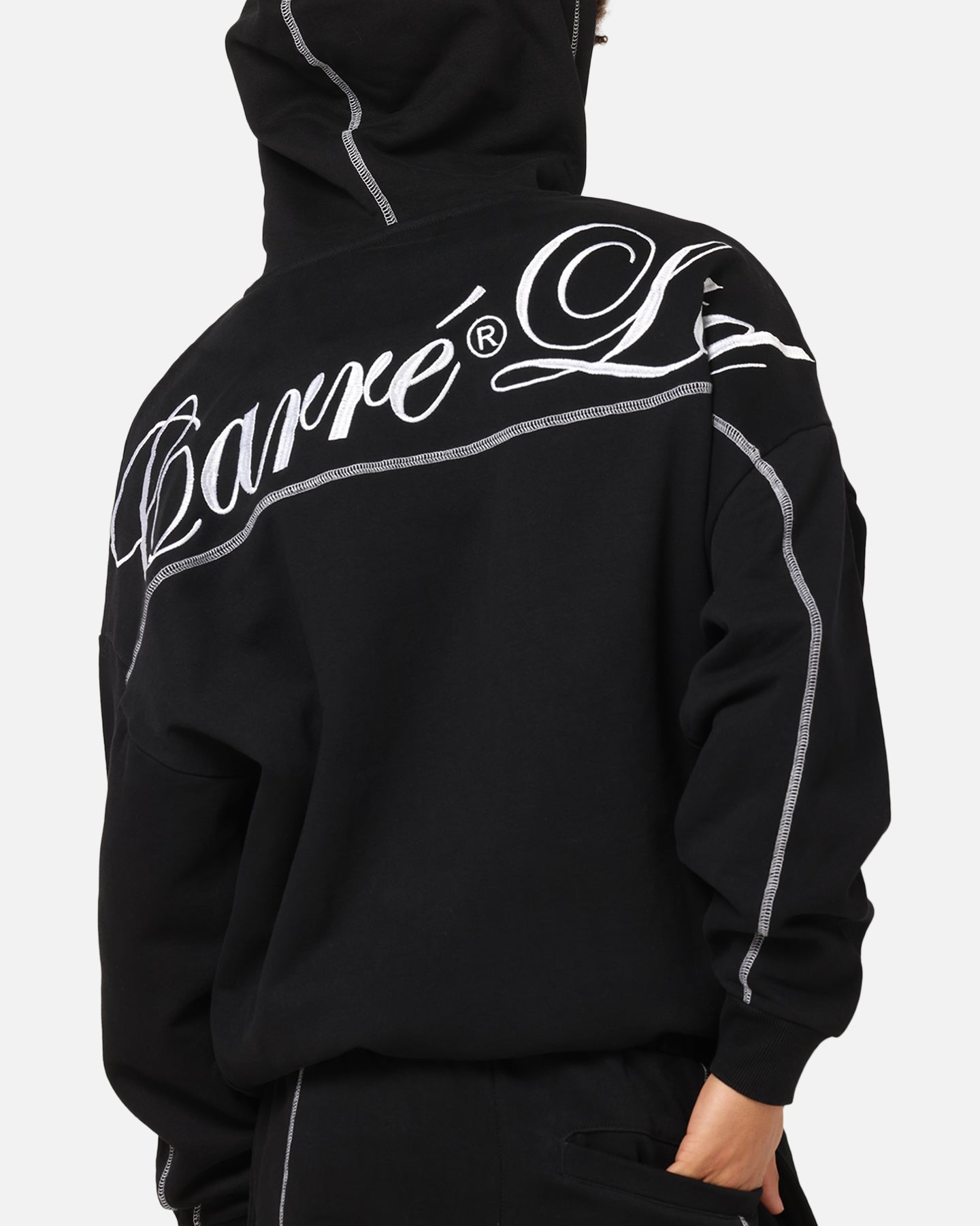 Carre Script Hoodie Black | Culture Kings US
