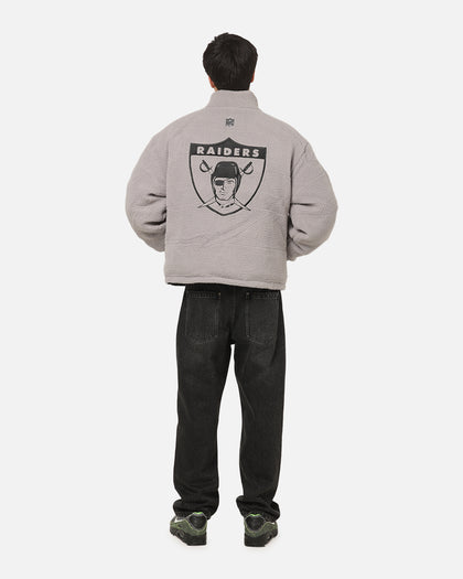 Mitchell & Ness Las Vegas Raiders Reversible Puffer Jacket Black