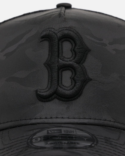 New Era Boston Red Sox 'Camo' 9FORTY A-Frame Trucker Snapback Black