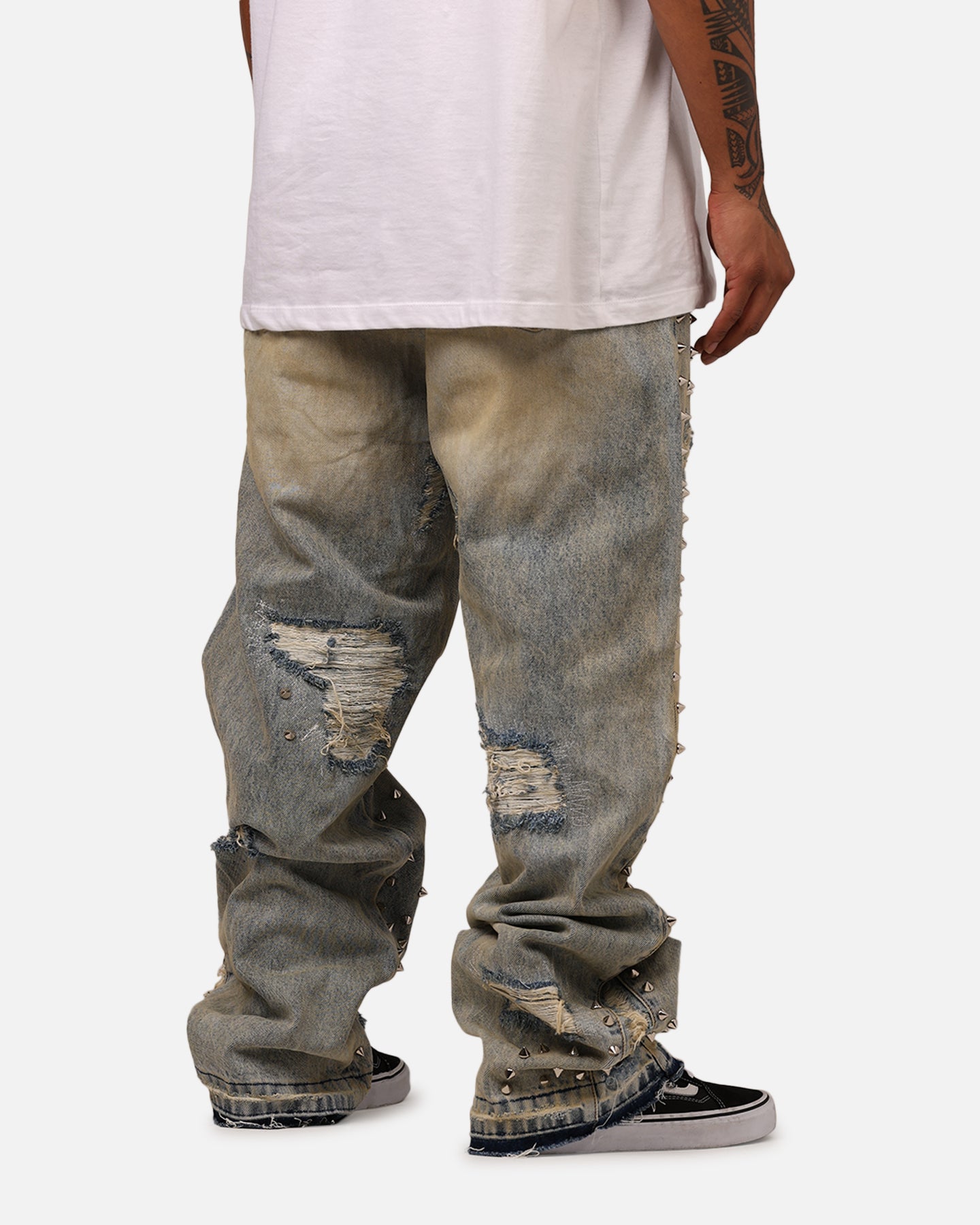 MNML Ultra Baggy Emo Denim Jeans Blue | Culture Kings US