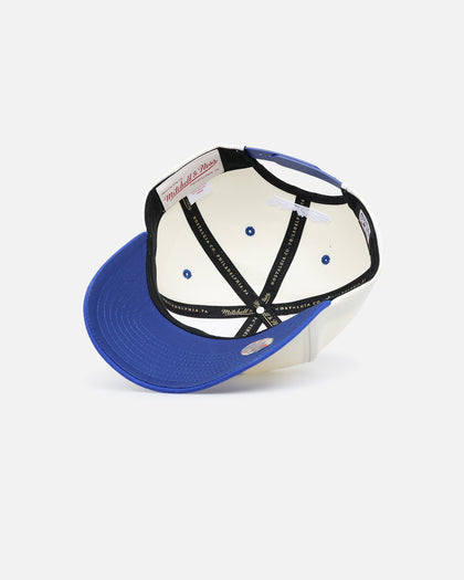 Mitchell & Ness Los Angeles Dodgers Go Team Go Snapback White Cream/Blue