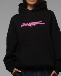 Loiter Cyber Logo Hoodie Black