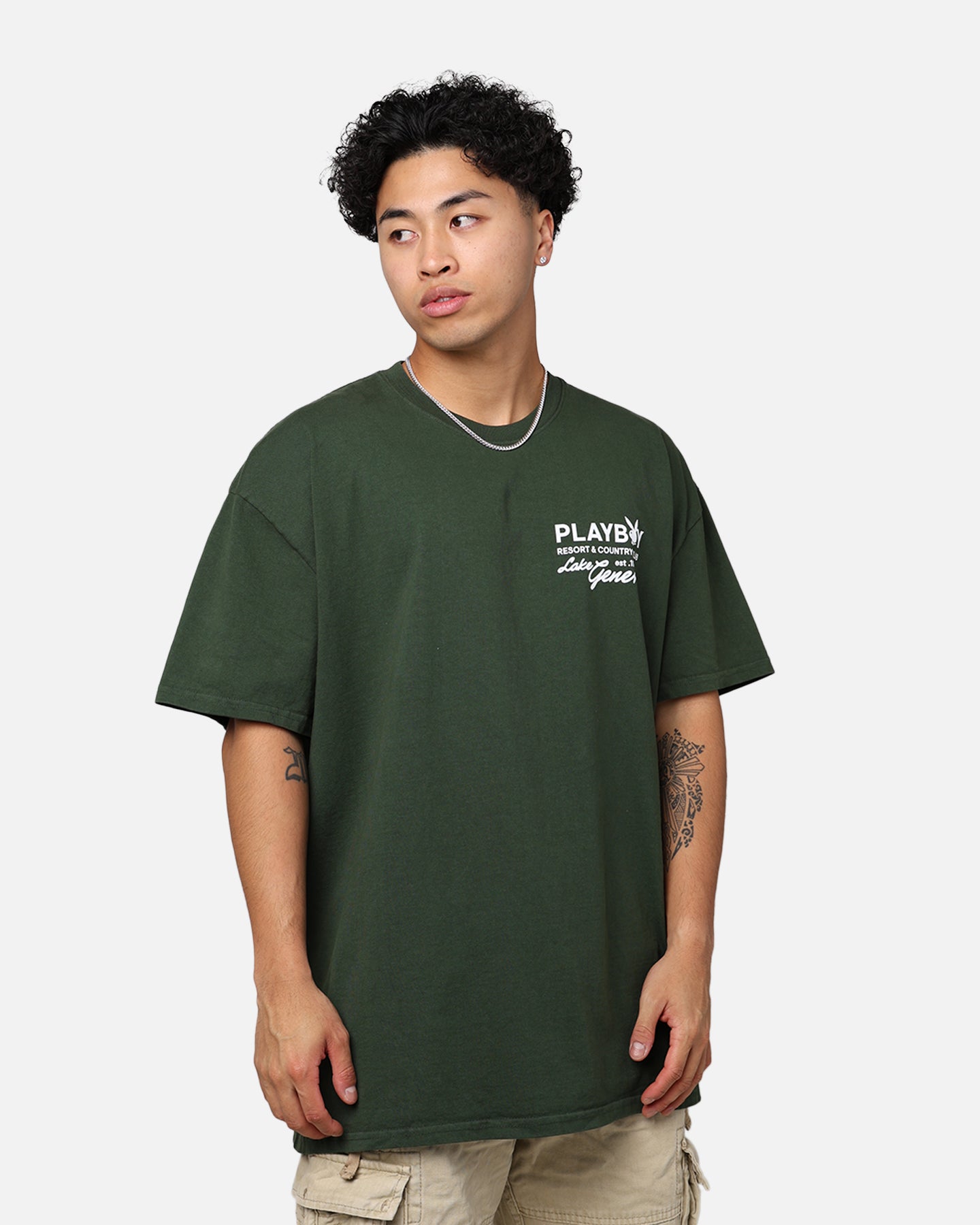 Playboy By Culture Kings Lake Geneva T-Shirt Green | Culture Kings US