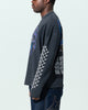 Loiter Repressed Box Long Sleeve T-Shirt Charcoal
