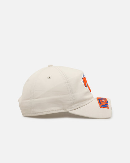 New Era New York Knicks 'Cutoff Visor' 9FORTY Snapback Stone