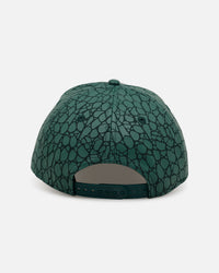 New Era Miami Heat 'Croc Skin 2.0' 9FORTY A-Frame Snapback Dark Green
