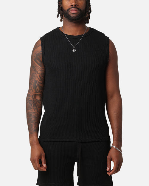 XXIII Broad Knit Singlet Black