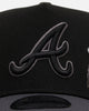 New Era Atlanta Braves 'Stealth Roses' 9FORTY A-Frame Snapback Black