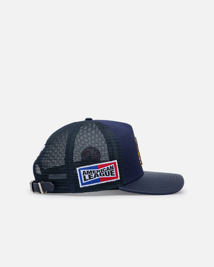 Pro Standard New York Yankees Fast Lane Trucker Strapback Midnight Navy