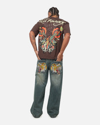 Ed Hardy Phoenix T-Shirt Brown
