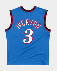 Mitchell & Ness Philadelphia 76ers Allen Iverson '99-'00 #3 Swingman Jersey Royal