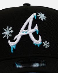 New Era Atlanta Braves 'Cold As Ice' 9FORTY A-Frame Snapback Black