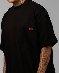 Loiter Star Child Pocket T-Shirt Black