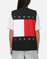 Tommy Jeans Heritage Flag Quilted Vest Black