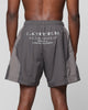 Loiter Subculture Panel Shorts Charcoal