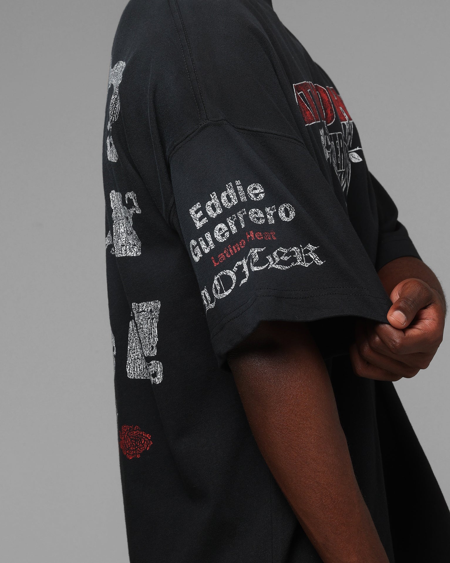 Loiter X WWE Eddie Guerrero Vintage T-Shirt Black | Culture Kings US