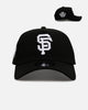 New Era San Francisco Giants 'Black And White' 9FORTY A-Frame Snapback Black/White