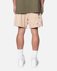 MNML Painter Shorts Off White