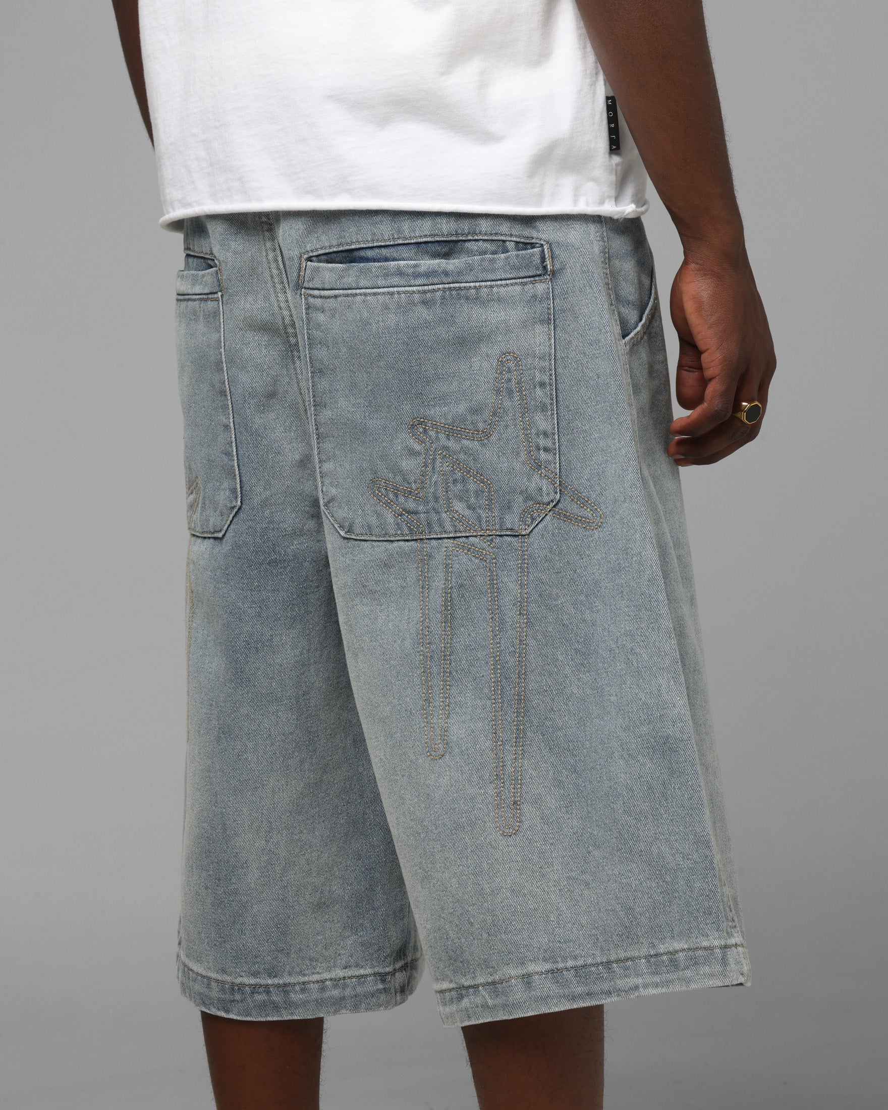 Loiter Star Born Jorts Light Blue | Culture Kings US