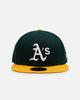 New Era Oakland Athletics 'Core Fitteds' 59FIFTY Fitted Green/Yellow/OTC