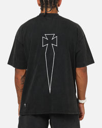 Saint Morta Athltc T-Shirt Washed Black