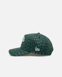 New Era Jacksonville Jaguars 'Croc Skin 2.0' 9FORTY A-Frame Snapback Dark Green