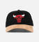 New Era Chicago Bulls 'Corduroy Suede' Pre-Curved Golfer Snapback Washed Black
