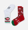 Foot-ies South Sydney Rabbitohs Crew Socks 2 Pack White/Blue
