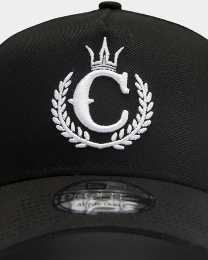 New Era X Culture Kings 9FORTY A-Frame Snapback Black/White