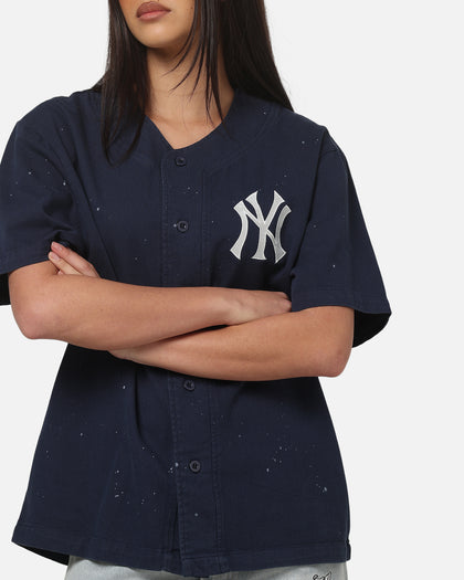 Majestic Athletic New York Yankees Splat Baseball T-Shirt Indigo