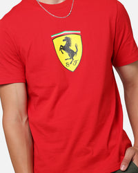 Puma X Scuderia Ferrari Race Big Shield T-Shirt Rosso Corsa