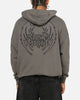 Saint Morta Crested Wing Hoodie Washed Charcoal