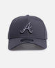 New Era Atlanta Braves "Graphite Tonal" 9FORTY A-Frame Snapback Graphite