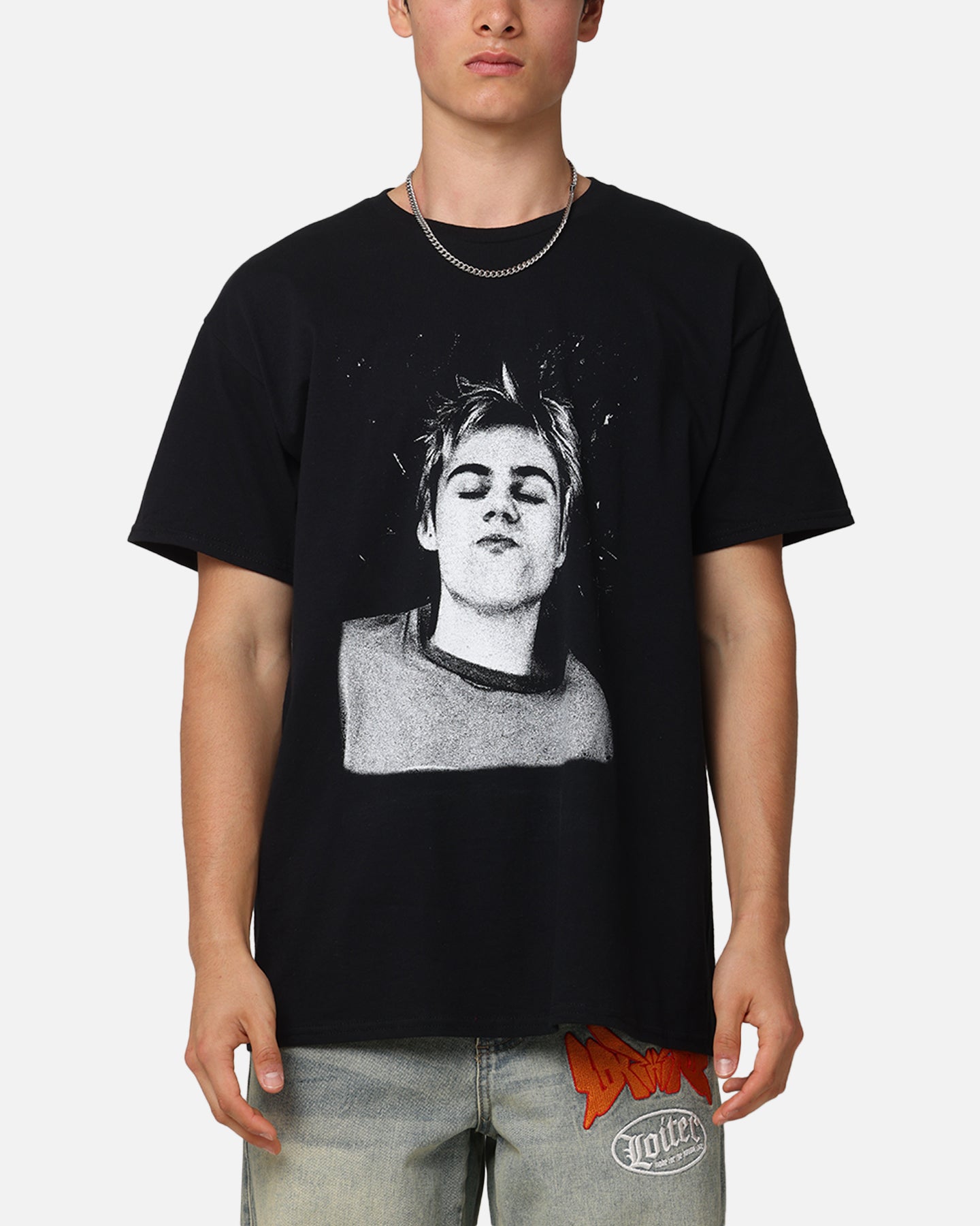 The Kid Laroi Face T-Shirt Black | Culture Kings US