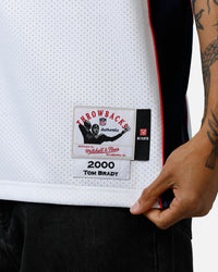 Mitchell & Ness New England Patriots Tom Brady #12 2000 Jersey White