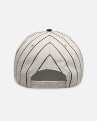 New Era Oakland Athletics 'Washed Stone Walnut' 19TWENTY Snapback Brown Pinstripe