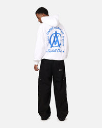 Carre Academy Chest Hoodie White