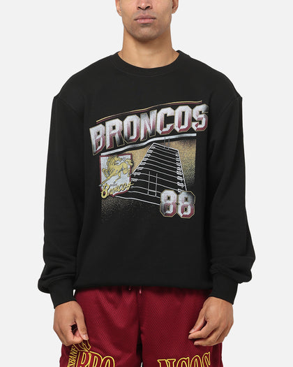 Bleacher Athletic Brisbane Broncos NRL 1908 Adult Crewneck Black