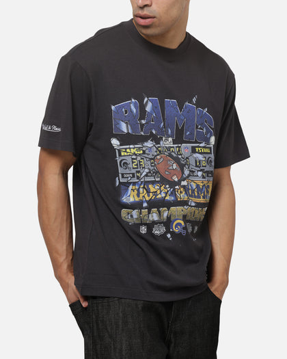 Mitchell & Ness Los Angeles Rams Smashed Scoreboard T-Shirt Washed Black
