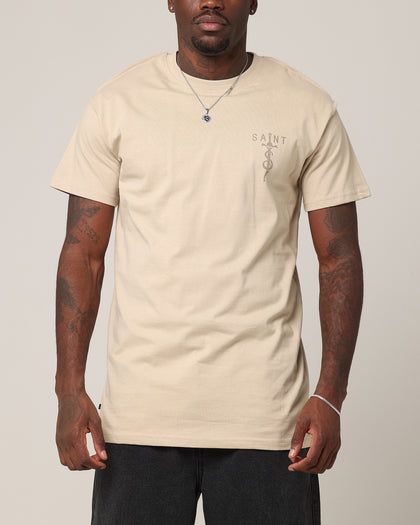 Saint Morta Daggers Lafayette T-Shirt Stone/Brown