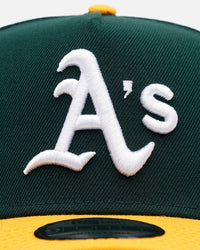 New Era Oakland Athletics 'On Field' 9FORTY A-Frame Snapback Official Team Color