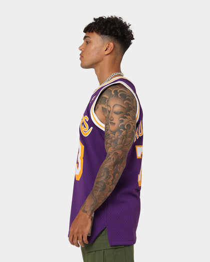 Mitchell & Ness Los Angeles Lakers Dennis Rodman #73 '98-'99 Road Swingman Jersey Purple