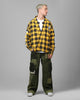 Loiter Kimono Flannel Yellow/Black