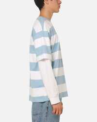 Carre Club Stripe Long Sleeve T-Shirt Blue Stripe