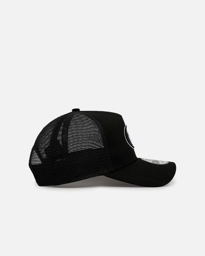 New Era San Francisco 49ers 'Cherub Trucker' 9FORTY A-Frame Trucker Snapback Black/White